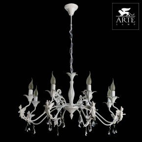 Подвесная люстра Arte Lamp Angelina A5349LM-8WH в Нягани - nyagan.mebel24.online | фото 4