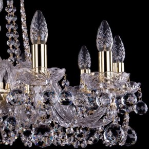 Подвесная люстра Bohemia Ivele Crystal 1402 1402/10/240/G/Balls в Нягани - nyagan.mebel24.online | фото 2