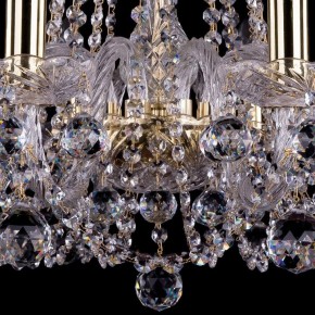 Подвесная люстра Bohemia Ivele Crystal 1402 1402/10/240/G/Balls в Нягани - nyagan.mebel24.online | фото 3