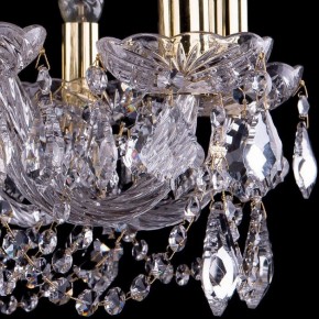 Подвесная люстра Bohemia Ivele Crystal 1402 1402/10/240/G/Leafs в Нягани - nyagan.mebel24.online | фото 3