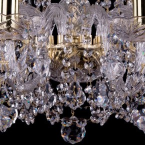 Подвесная люстра Bohemia Ivele Crystal 1402 1402/10/240/G/Leafs в Нягани - nyagan.mebel24.online | фото 5