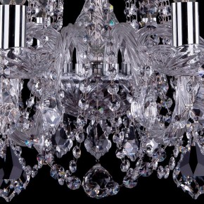 Подвесная люстра Bohemia Ivele Crystal 1402 1402/10/240/Ni/Leafs в Нягани - nyagan.mebel24.online | фото 3