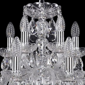 Подвесная люстра Bohemia Ivele Crystal 1402 1402/12+6/240/Ni в Нягани - nyagan.mebel24.online | фото 4