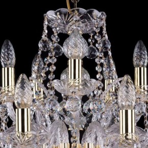 Подвесная люстра Bohemia Ivele Crystal 1411 1411/10+5/240/G/Balls в Нягани - nyagan.mebel24.online | фото 4
