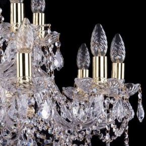 Подвесная люстра Bohemia Ivele Crystal 1411 1411/10+5/240/G/Leafs в Нягани - nyagan.mebel24.online | фото 2
