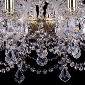 Подвесная люстра Bohemia Ivele Crystal 1411 1411/10+5/240/G/Leafs в Нягани - nyagan.mebel24.online | фото 3