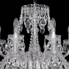 Подвесная люстра Bohemia Ivele Crystal 1411 1411/12+6/300/Ni в Нягани - nyagan.mebel24.online | фото 4