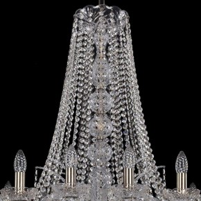 Подвесная люстра Bohemia Ivele Crystal 1411 1411/16/300/h-90/Pa в Нягани - nyagan.mebel24.online | фото 4