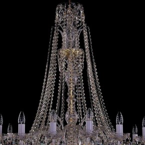 Подвесная люстра Bohemia Ivele Crystal 1411 1411/16/400/XL-115/G в Нягани - nyagan.mebel24.online | фото 4