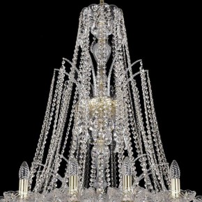 Подвесная люстра Bohemia Ivele Crystal 1411 1411/20/400/XL-120/G в Нягани - nyagan.mebel24.online | фото 4