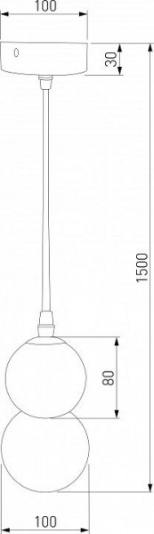 Подвесная люстра Eurosvet Polar 50250/1 LED серый в Нягани - nyagan.mebel24.online | фото 3