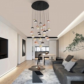 Подвесная люстра Favourite Luna 4371-27P в Нягани - nyagan.mebel24.online | фото 3
