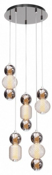 Подвесная люстра Maytoni Drop MOD273PL-L80CH3K в Нягани - nyagan.mebel24.online | фото