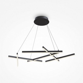 Подвесная люстра Maytoni Line MOD016PL-L80BK в Нягани - nyagan.mebel24.online | фото 2