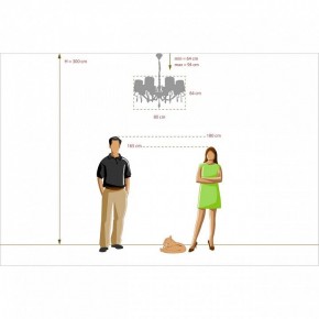 Подвесная люстра MW-Light Эллегия 8 303012708 в Нягани - nyagan.mebel24.online | фото 11