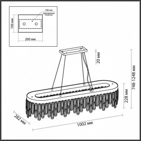Подвесная люстра Odeon Light Dakisa 4986/12 в Нягани - nyagan.mebel24.online | фото 6
