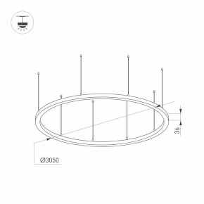 Подвесной светильник Arlight ARC 034078(1) в Нягани - nyagan.mebel24.online | фото 2