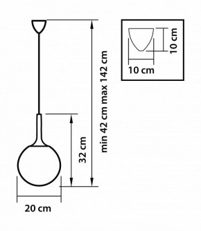 Подвесной светильник Lightstar Globo 813022 в Нягани - nyagan.mebel24.online | фото 3