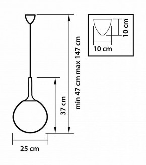 Подвесной светильник Lightstar Globo 813032 в Нягани - nyagan.mebel24.online | фото 3