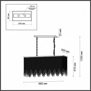 Подвесной светильник Odeon Light Chokka 5028/9A в Нягани - nyagan.mebel24.online | фото 5