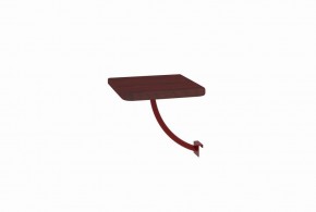 Полка прикроватная квадратная (МилСон) в Нягани - nyagan.mebel24.online | фото 8