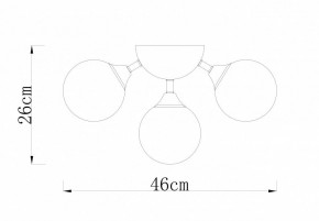 Потолочная люстра Arte Lamp Fobos A2704PL-5SG в Нягани - nyagan.mebel24.online | фото 3