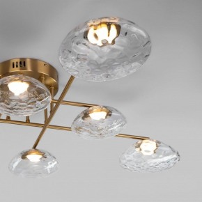 Потолочная люстра Eurosvet Ripple 50389 LED латунь в Нягани - nyagan.mebel24.online | фото 6