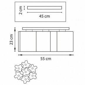 Потолочная люстра Lightstar Nubi 802073 в Нягани - nyagan.mebel24.online | фото 2