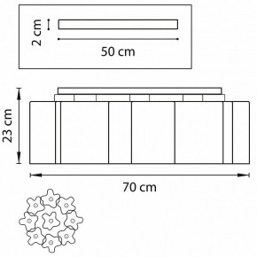 Потолочная люстра Lightstar Nubi 802093 в Нягани - nyagan.mebel24.online | фото 2
