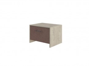PROxSON Тумба Varna (ЛДСП+ткань Бунратти/Tesla Брауни) 51x40 в Нягани - nyagan.mebel24.online | фото