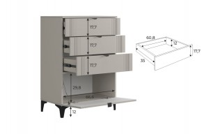 РИЧ Гостиная (модульная) кашемир в Нягани - nyagan.mebel24.online | фото 6