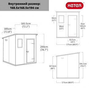 Сарай Манор Пентхаус 6x6 (MANOR PENT 6x6) в Нягани - nyagan.mebel24.online | фото 3