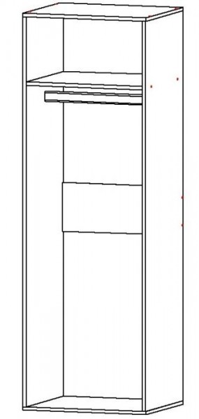 АЙВОРИ-1 Шкаф (ЦРК.АВР.01 шкаф) в Нягани - nyagan.mebel24.online | фото 2