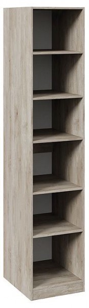 Шкаф для белья Эмбер СМ-348.07.002 L в Нягани - nyagan.mebel24.online | фото 2