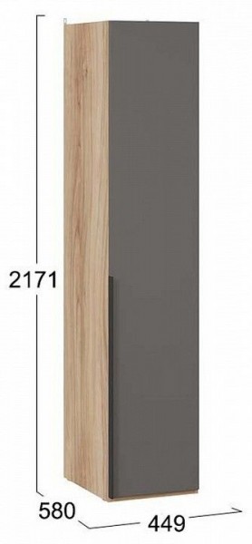 Шкаф для белья Порто СМ-393.07.001 в Нягани - nyagan.mebel24.online | фото 3