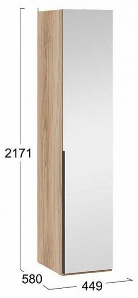 Шкаф для белья Порто СМ-393.07.002 в Нягани - nyagan.mebel24.online | фото 4