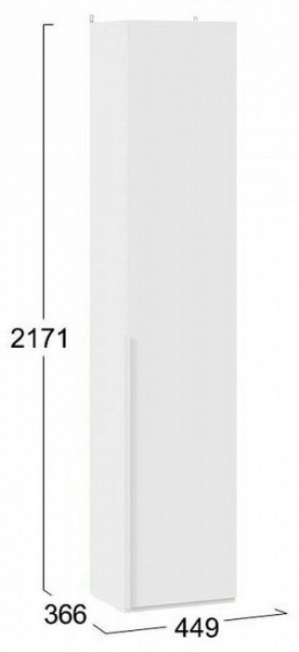 Шкаф для белья Порто СМ-393.07.211 в Нягани - nyagan.mebel24.online | фото 12