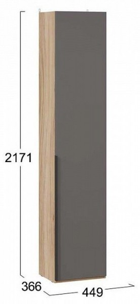 Шкаф для белья Порто СМ-393.07.211 в Нягани - nyagan.mebel24.online | фото 12