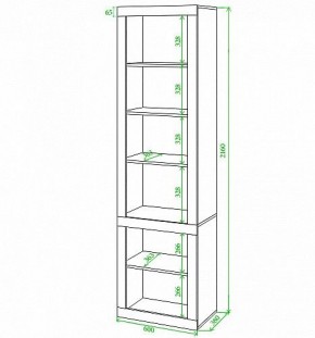 Шкаф для белья Toivo ВтВ-ФГ в Нягани - nyagan.mebel24.online | фото 2
