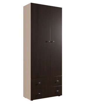 Шкаф ДМ 800 с 2-мя ящиками (млечный дуб) в Нягани - nyagan.mebel24.online | фото 4