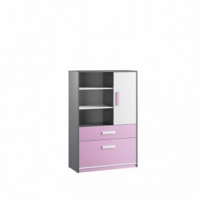 Шкаф книжный Кэнди КШ-2 Лаванда в Нягани - nyagan.mebel24.online | фото