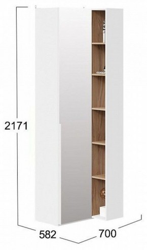 Шкаф комбинированный Порто СМ-393.21.025 в Нягани - nyagan.mebel24.online | фото 2