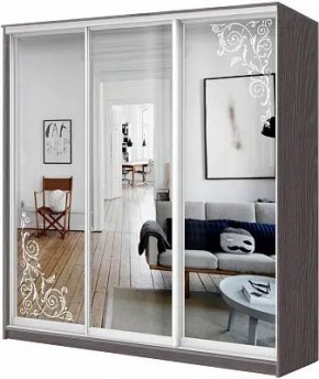 Шкаф-купе ХИТ 24-18-656 ОРНАМЕНТ в Нягани - nyagan.mebel24.online | фото