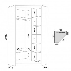 Шкаф-купе ХИТ-У-24-4-66 в Нягани - nyagan.mebel24.online | фото 2