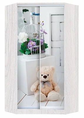 Шкаф-купе ХИТ-У-L-24-64-77 МИШКА В ИНТЕРЬЕРЕ в Нягани - nyagan.mebel24.online | фото