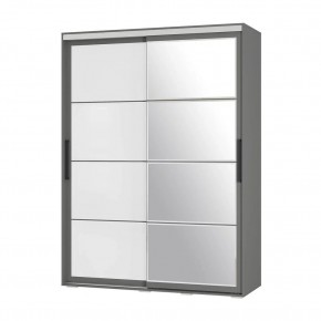 Шкаф-купе Крафт-6 1.6 м ШКК-06 (графит) в Нягани - nyagan.mebel24.online | фото 3