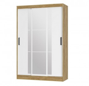 Шкаф-купе Тайм ШКК-03 (крафт/белый) в Нягани - nyagan.mebel24.online | фото 1