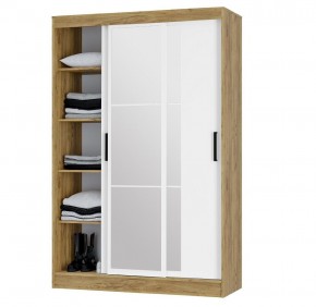 Шкаф-купе Тайм ШКК-03 (крафт/белый) в Нягани - nyagan.mebel24.online | фото 3