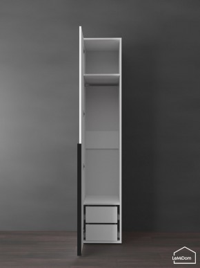 Шкаф Linnea MHR-1-3 2050х400х510 (Белый-М 11.1.2) в Нягани - nyagan.mebel24.online | фото 6
