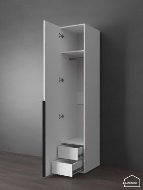 Шкаф Linnea MHR-1-3 2050х400х510 (Белый-М 11.1.2) в Нягани - nyagan.mebel24.online | фото 7